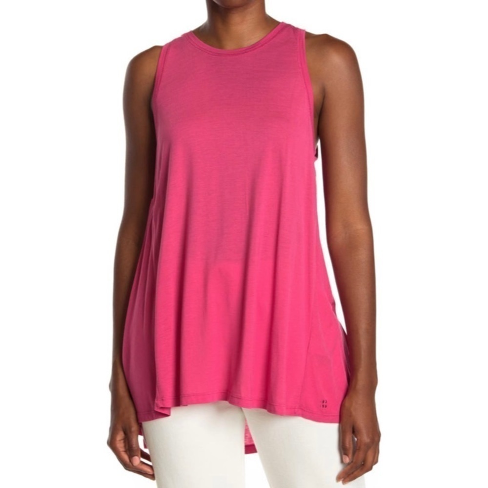 NEW SWEATY BETTY Easy Peazy Tank Top in Tayberry Pink
